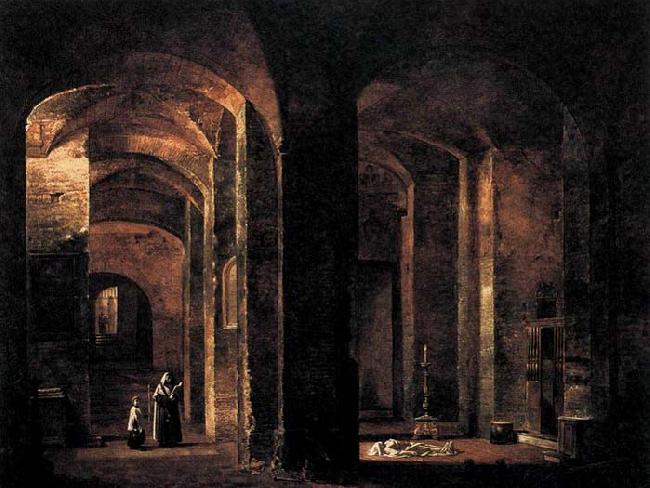 Francois-Marius Granet Crypt of San Martino ai Monti, Rome